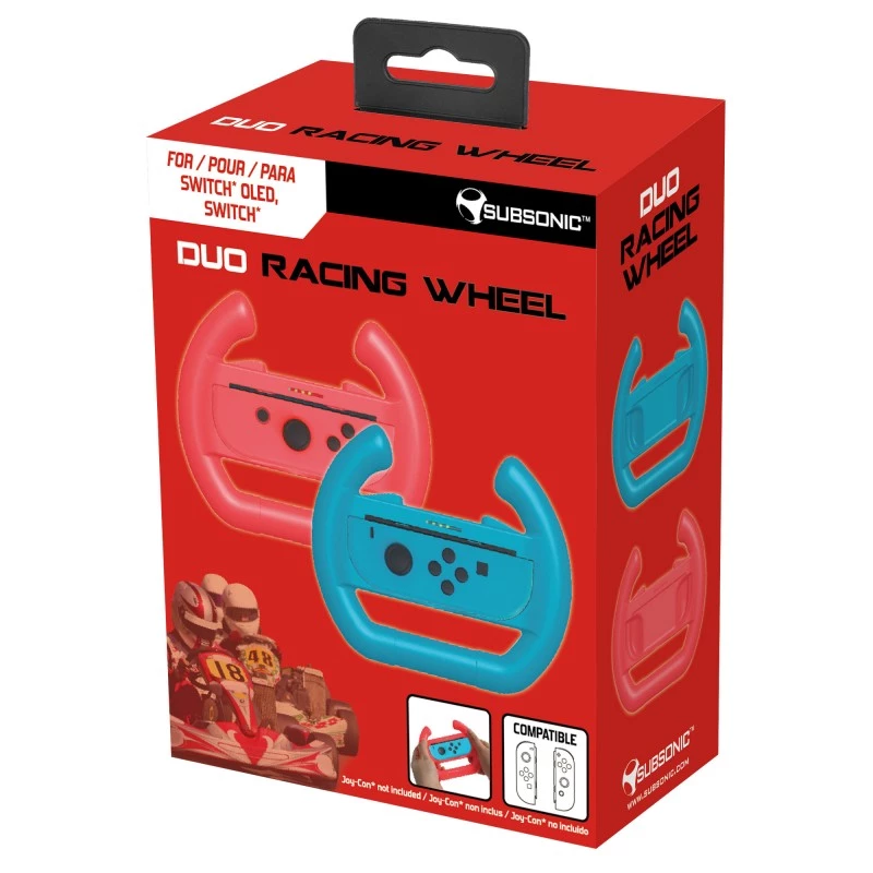 Subsonic Superdrive Lenkrad für Nintendo Switch Joy-Con, 2er-Pack (SA5597)