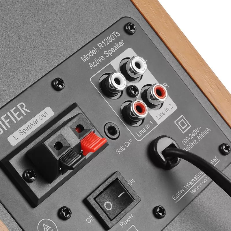 Edifier Studio R1280Ts 2.0 Holz/Silber Retail