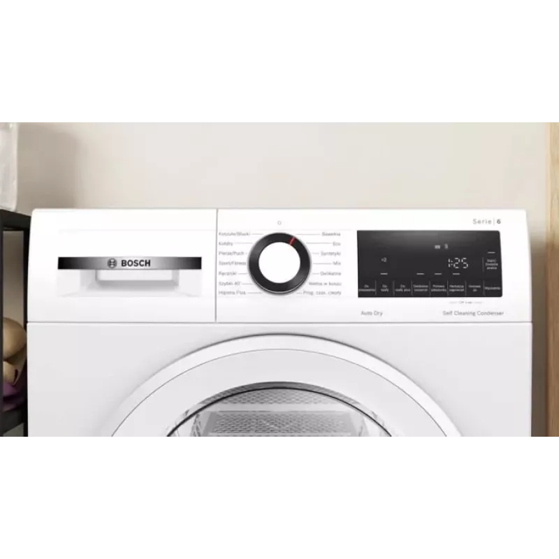 Wäscheständer Bosch WQG145APPL 9 kg Wärmepumpe, 14 Programme, LED-Anzeige, Weiß