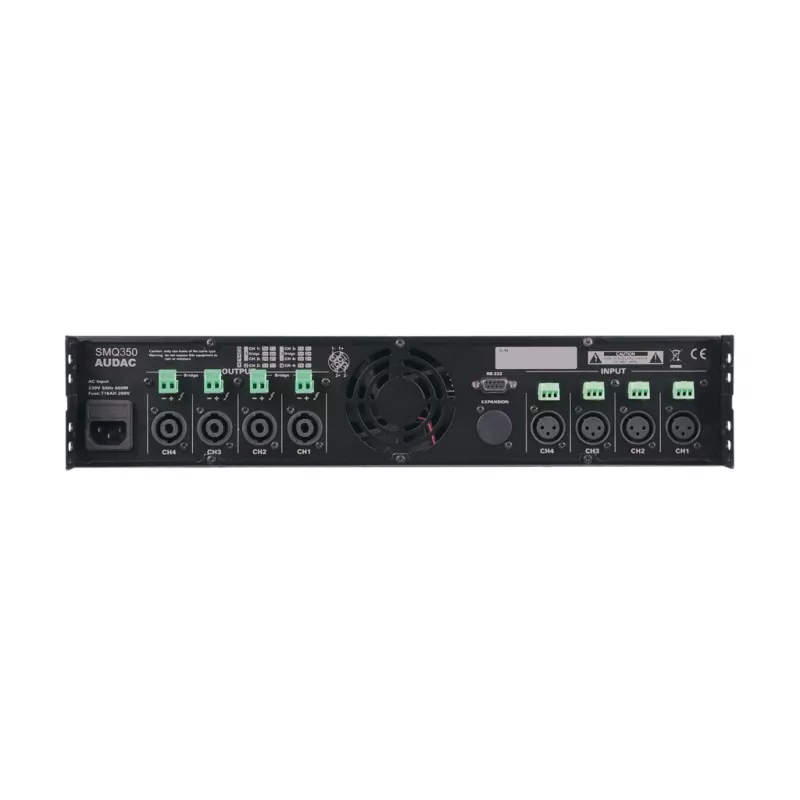 Audioverstärker AUDAC SMQ350 Class D 0.05% THD 95 dB SNR