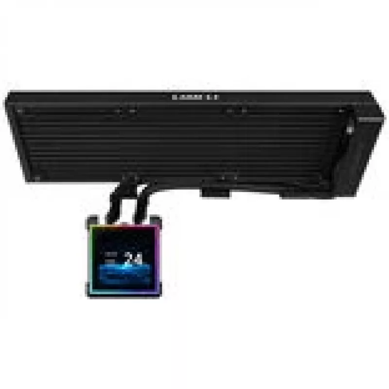 AiO Flüssigkeitskühler Lian Li HydroShift II LCD-S 360mm — RGB LCD-Display, ohne Lüfter