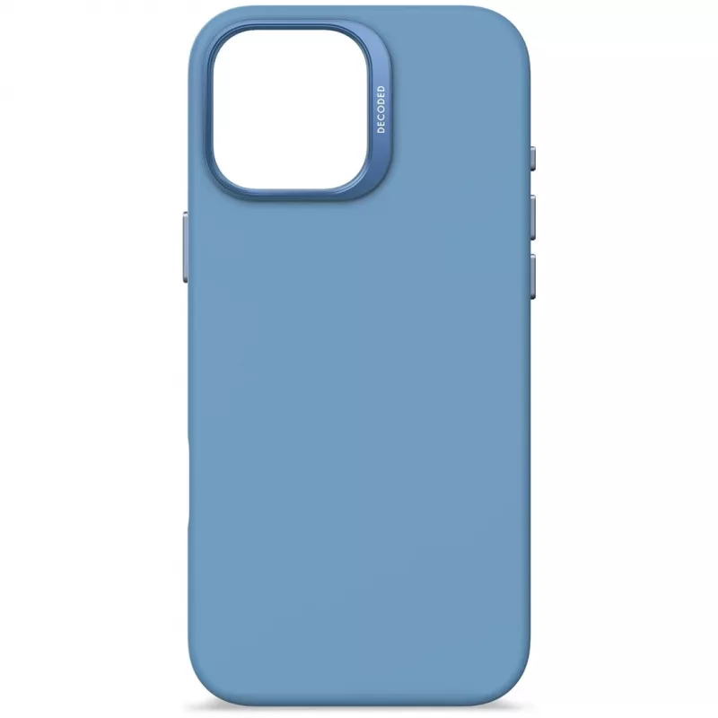 Decoded D25IPO16PMBCS9AE AntiMicrobial Silikon-Rückseitenabdeckung für iPhone 16 Pro Max, Hellblau