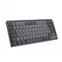 Logitech MX Mechanical Mini for Mac Kabellose Tastatur, Bluetooth, Space Grau (920-010837)