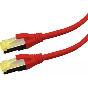 Netzwerkkabel LOGON APR6010R Cat6 S/FTP (S-STP) Rot, 1 m, RJ-45–RJ-45