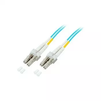 EFB-Elektronik Duplex Jumper LC-LC 50/125µ, OM3, LSZH, aqua, 2,0 mm, 0,5 m Hersteller: EFB Elektronik (O0312.0,5)