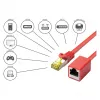 Goodconnections 8070VR-020R Ethernet-Patchkabel Rot