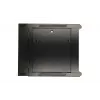 Extralink Rackmount-Gehäuse 6U 600x600 AZH Schwarz wandmontiert, schwenkbar