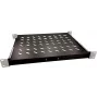 Rack-Einlegeboden LOGON RAS100BL, schwarz, 50 kg Tragkraft, 465x345x25 mm