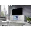 Cama Meble QIU 160 TV-Schrank, MDF, weiß Hochglanz