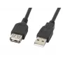 USB-Kabel Lanberg CA-USBE-10CC-0030-BK 3m USB 2.0 Schwarz