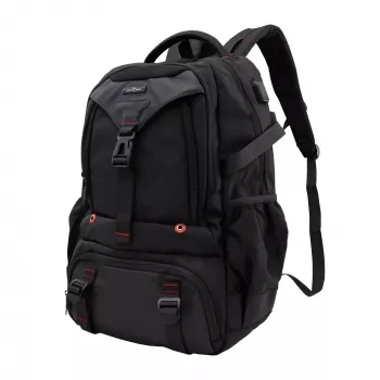 White Shark GBP-013 Defender Gaming-Rucksack, Schwarz