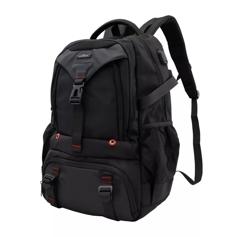White Shark GBP-013 Defender Gaming-Rucksack, Schwarz