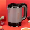 Jata JEHA1240 Wasserkocher, 0,5 l, 900 W, Schwarz/Grau