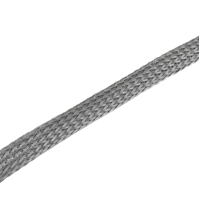 Techflex Flexo PET-Schlauch 9 mm - platin grau, 1 m