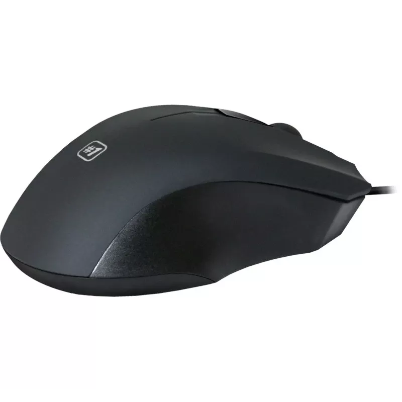 Kabelgebundene optische Maus DEFENDER MM-310 USB Typ-A, 1000 DPI, beidhändig, 2 Tasten, schwarz, 1,35 m Kabel