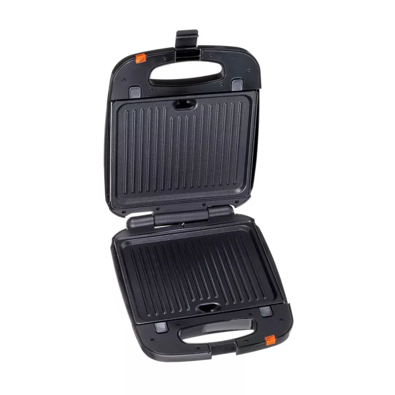 Ravanson OP-7050 3-in-1 Sandwichmaker, 1200 W, Schwarz/Silber