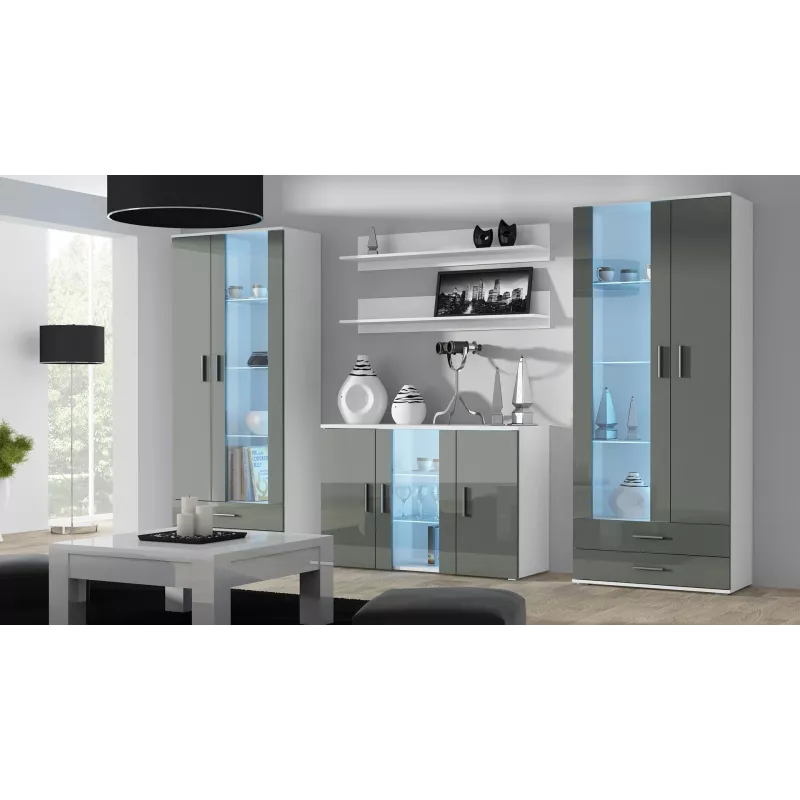Cama Set of two shelves 125cm SOHO weiß matt