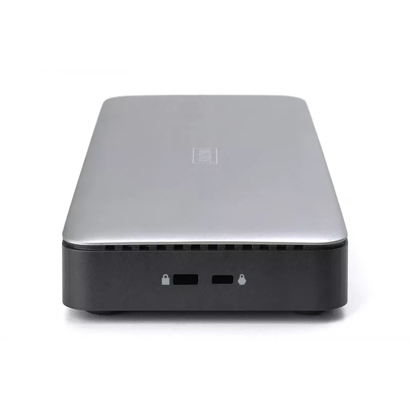 Digitus DA-70918 USB-C-Dockingstation, 13 Ports, 3x HDMI, 2x DP, 4x USB-A, 1x USB-C, RJ-45 1GbE, SD, Audio, 150 W