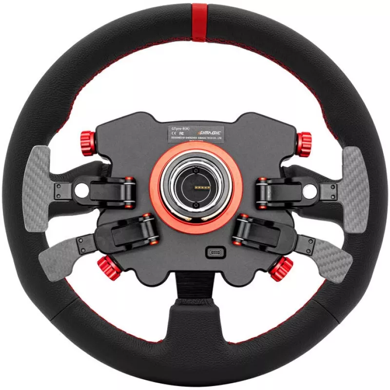 Simagic GT Pro R Lenkrad mit Pro Hub, Leder, 330 mm (S207)