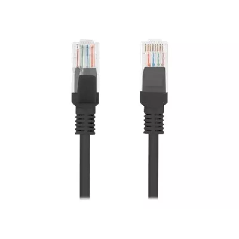 Lanberg PCU5-10CC-1000-BK Netzwerkkabel Schwarz 10 m Cat5e U/UTP (UTP) (PCU5-10CC-1000-BK)