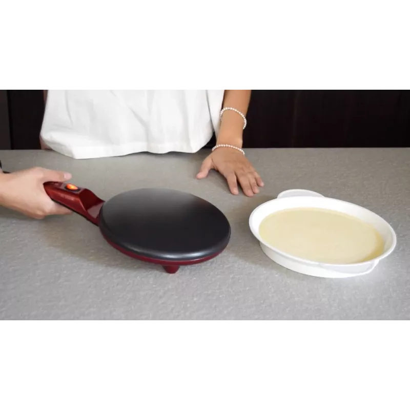 Crêpe-Maker Beper BT.710Y – elektrischer Pfannkuchenbereiter, antihaftbeschichtete Platte