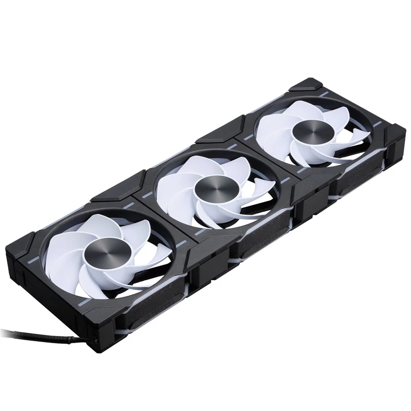 Phanteks D30-120 PWM Reverse Airflow D-RGB Gehäuselüfter, 120 mm, schwarz, 3er-Pack
