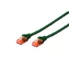 Netzwerkkabel Digitus CAT 6 U/UTP RJ-45 Cat6 2m Grün