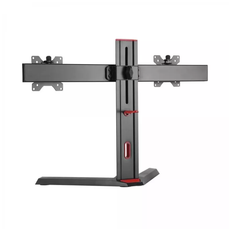 White Shark GMS-3202 RHAMSES-II Dual-Monitor-Tischhalterung, 17-27 Zoll, 2x7 kg, VESA 75x75/100x100