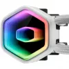 Flüssig-CPU-Kühler Cooler Master MasterLiquid 240 Core II Weiß — 240 mm, 2x 120 mm Lüfter (650–1750 RPM), Gleitlager