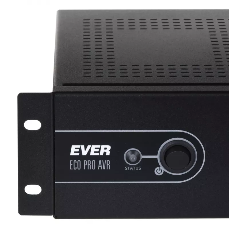 EVER ECO Pro 1000 AVR CDS 19-Zoll 2U Rackmount Line-Interactive USV, 1000 VA / 650 W