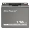 Qoltec 53046 AGM-Akku 12 V 17 Ah, max. 255 A