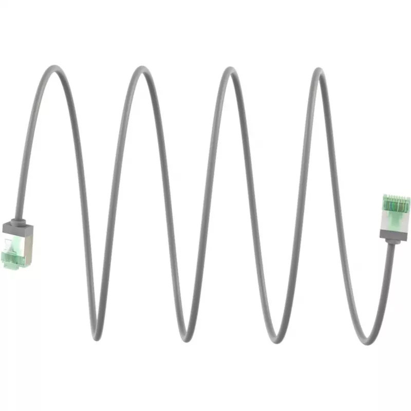 Netzwerkkabel Goobay 74346 RJ-45 Cat8.1 1m Grau