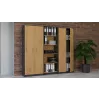 Topeshop OLIV 2D ANT/ART KPL Bücherregal