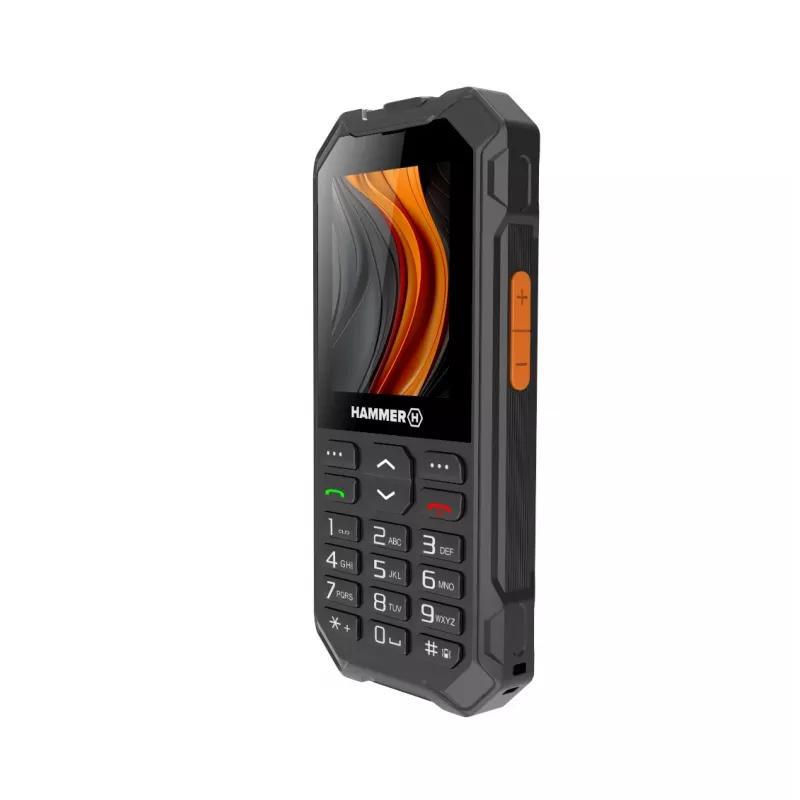 Hammer 6 LTE Mobiltelefon, 2,4" IPS, Dual-SIM, 2500 mAh, schwarz (TEL000927)