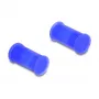 DeLOCK 60672 DL4 Staubschutzabdeckung, Silikon, 2-teilig, blau, 10 Stück