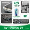Handyhülle 4smarts 360° Starter Set Transparent 11,9 cm (4,7 Zoll)