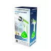 Esperanza Velure EHI008 Handdampfglätter für Kleidung, 1400 W, 0,22 l Wassertank, 20 g/min Dampf, 1,6 m Kabel, grün/weiß