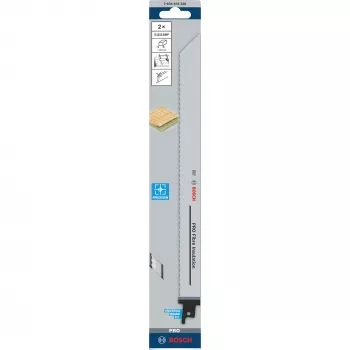 Bosch Precision for Fibre Insulation S 1213 AWP Säbelsägeblätter, 300 mm, 2 Stück