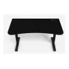 Arozzi Arena Medium Gaming-Tisch ARENA-MEDIUM-PBK, 140 x 75,5 cm, vollflächiges Mikrofaser-Mauspad, Pure Black