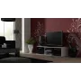 Cama Meble SOHO 140 TV-Lowboard, weiß/schwarz Hochglanz