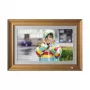 Kodak RWF-141 14,1-Zoll-Wi-Fi-Digitalbilderrahmen, 32 GB, Wurzelholz