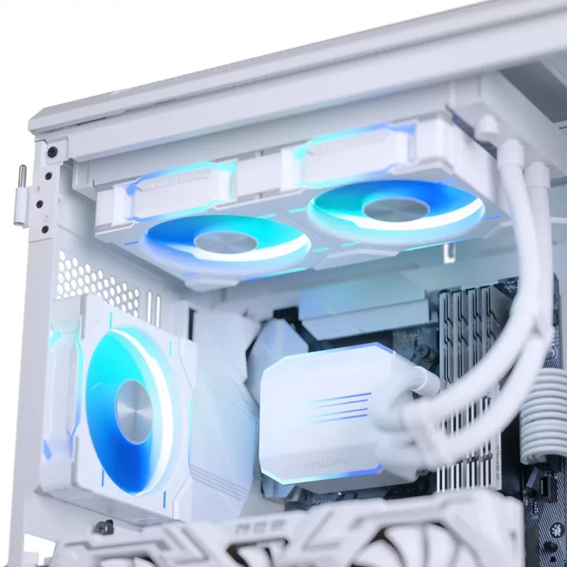 Phanteks Glacier One 240D30 DRGB Prozessor All-in-One-Flüssigkeitskühler 12 cm Weiß 1 Stück