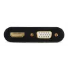 Videokabel-Adapter GEMBIRD A-VGA-HDMI-02 0,15 m — HDMI + VGA (D-Sub) Buchse auf VGA (D-Sub) Stecker, schwarz