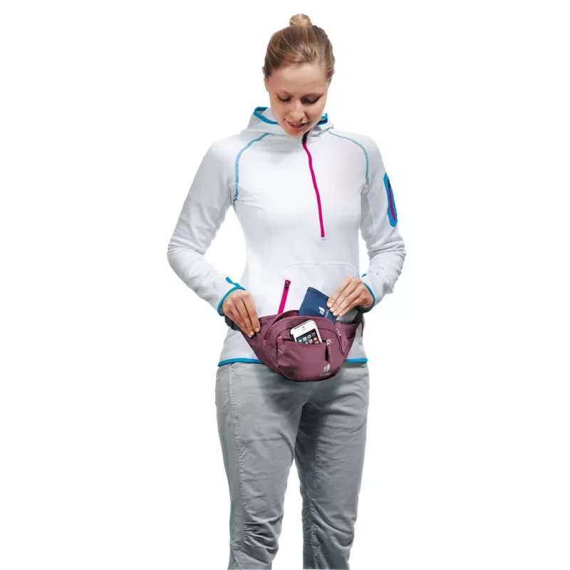 Gürteltasche DEUTER Belt I — Polyamid Ripstop, 1,5 L, 230×70 mm, Rot