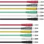 OMNITRONIC Klinken-Patchkabel 6,3 mm Stereo, 6x 0,9 m