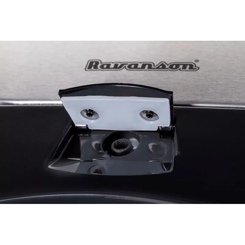 Ravanson OP-7050 3-in-1 Sandwichmaker, 1200 W, Schwarz/Silber