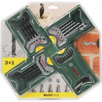 Bosch Mini X-Line Multipack 3+1 Bohrer- und Bit-Set, 46-tlg.