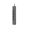 Tracer Power Line+ TRALIS47026 Steckdosenleiste, 4 Steckdosen, USB-A + USB-C PD 18 W, 1,5 m, Graphit