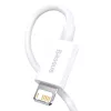 Baseus CALYS-A02 Mobiltelefonkabel Weiß 1 m USB A Lightning