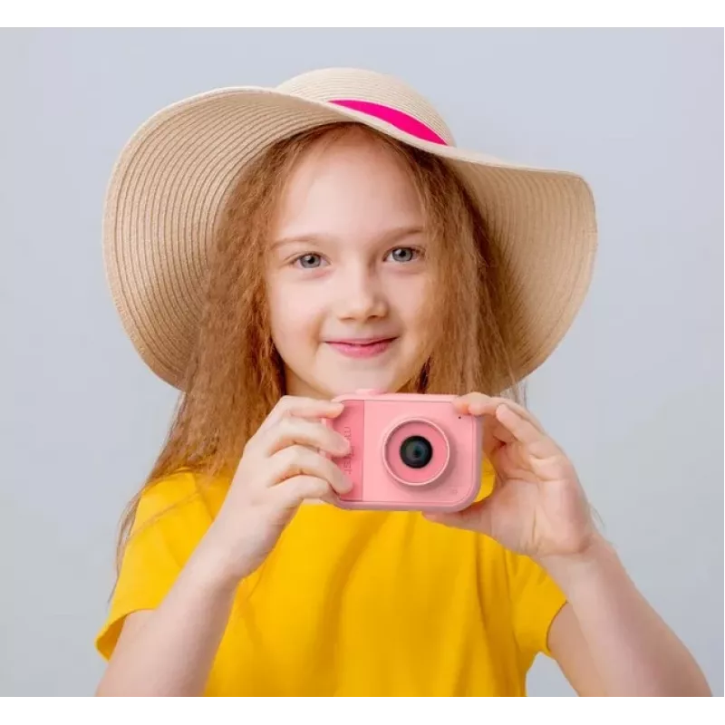Digitale Kinderkamera Xrec myFirst Camera 10 — pink, für Kinder ab 5 Jahren, 76 g